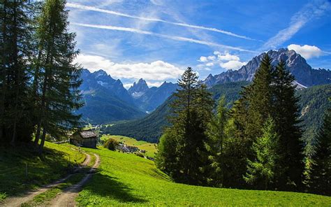 Hd Wallpaper Les Trois Vallees Ski Resort Three Valleys Alps Snow