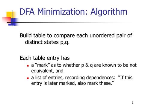Ppt Dfa Minimization The Idea Powerpoint Presentation Free Download