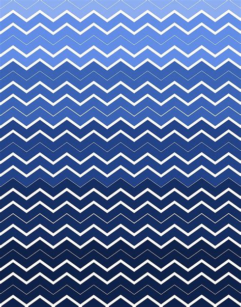 Blue Chevron Wallpaper