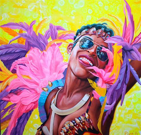 Artist Displays Realistic Artwork From Carnival Caribbean Life News