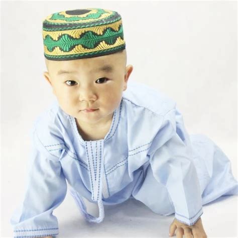 Jubba Thobe Boys Islamic Clothing Kids Muslim Thobe Arab Abaya Robes