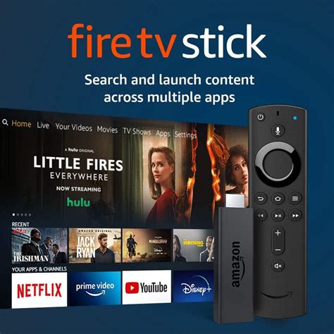 Amazon Fire Tv Stick Streaming Media Player With Alexa Built In