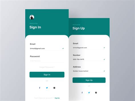 20 Awesome Form Examples To Get You Inspired Justinmind Hotel App