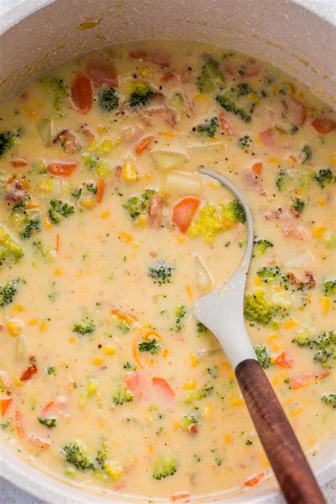 Creamy Vegetable Soup Recipe Valentinas Corner