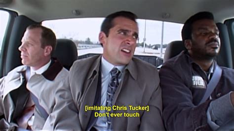 The Office In S03e18 Michael Scott Impersonates Chris Tucker In