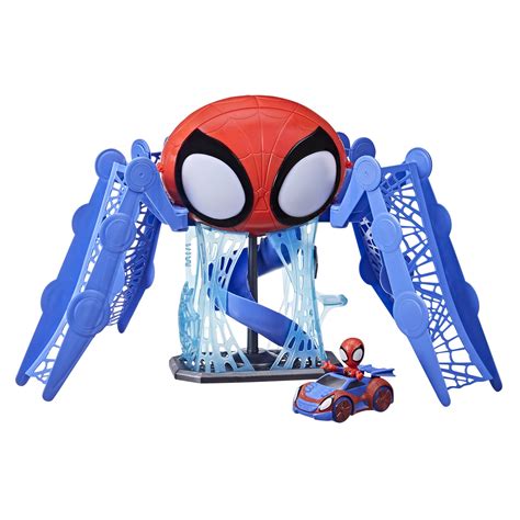 Buy Spidey And His Amazing Friends Marvel Web Quarters Playset With Lights And Sounds Includes