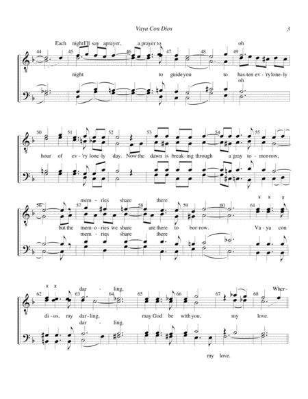 Vaya Con Dios May God Be With You Sheet Music Pdf Download