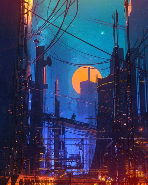 Cyberpunk Illustrations By Dangiuz Daily Design Inspiration For