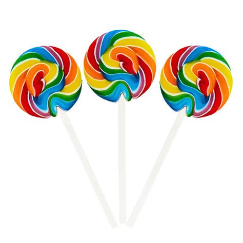 Rainbow Swirl Lollipops Yumjunkie