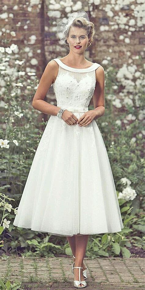 Pure Class ♡ Off Shoulder Wedding Dress Midi Wedding Dress Short