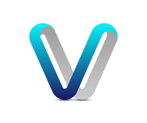 Premium Vector 3d V Logo Design Vector Icon Template