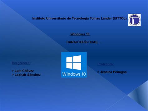Características De Windows 10 By Luis Issuu
