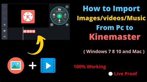 How To Import Media In Pc Kinemaster Import Video And Image From Pc