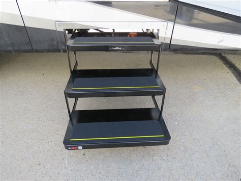 Kwikee Electric Rv Step Complete Assembly Triple 25 Series 24