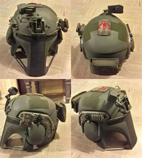 You chose it, i made it! Homemade mandolorian helmet | Mandalorian armor, Tactical helmet, Armor