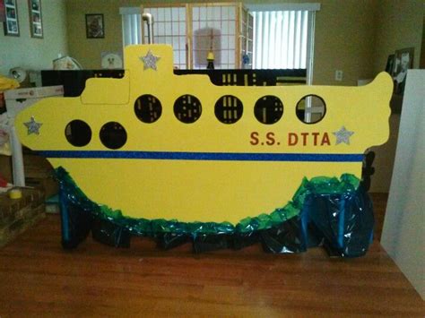 Yellow Submarine Dance Recital Stage Prop For Three Year Old Dance