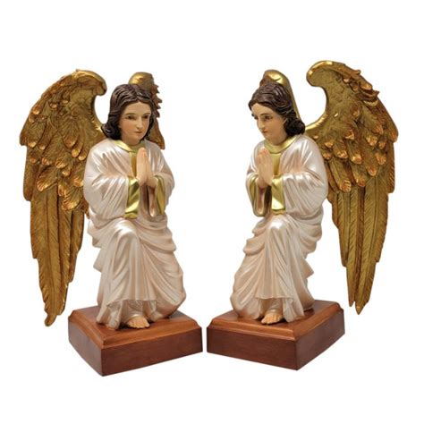 Catholic Statuary Adoring Angel 12 Inches Leaflet Missal