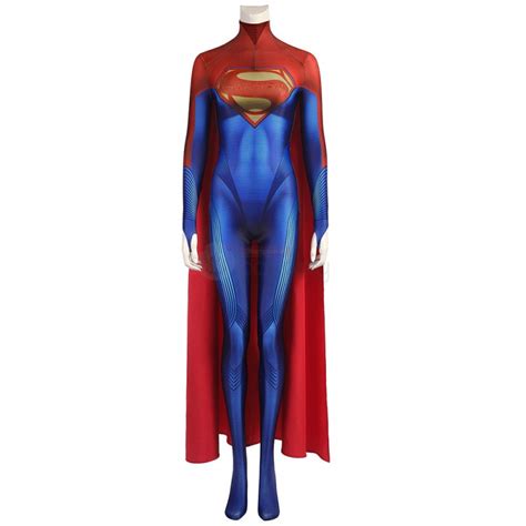 Flashpoint Supergirl Costume 2022 New The Flash Kara Zor El Cosplay Suit