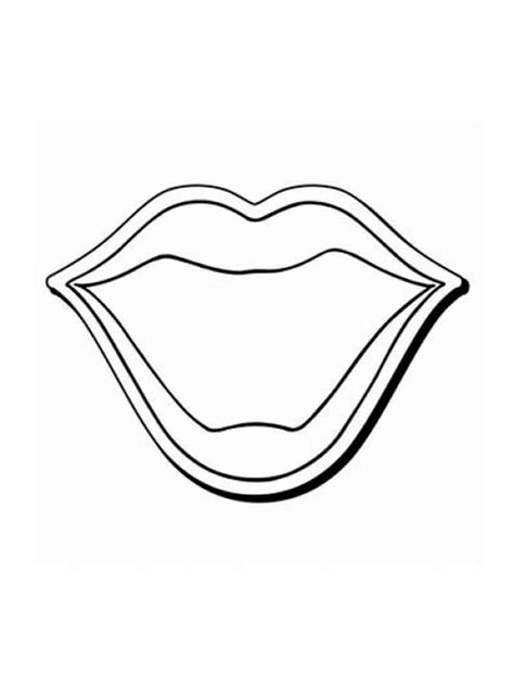 Lips Coloring Pages To Download And Print For Free