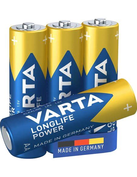 Varta Alkaline Battery Aa 4 Pcs