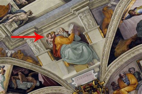 Famous paintings include his epic ceiling mural on the sistine chapel. 10 Secrets Hidden in Famous Paintings | Reader's Digest