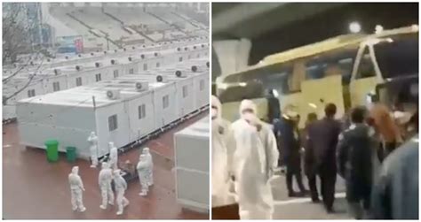 Video Chinese Covid 19 Patients Confined To Metal Boxes In Quarantine