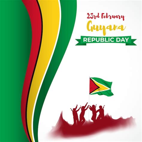 Premium Vector Vector Illustration For Guyana Republic Day