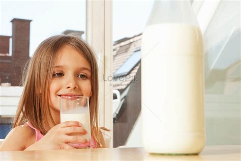 Girl Drinking Milk Picture And Hd Photos Free Download On Lovepik