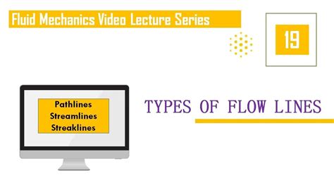 19 Types Of Flow Lines Pathlines Streaklines And Streamlines Youtube