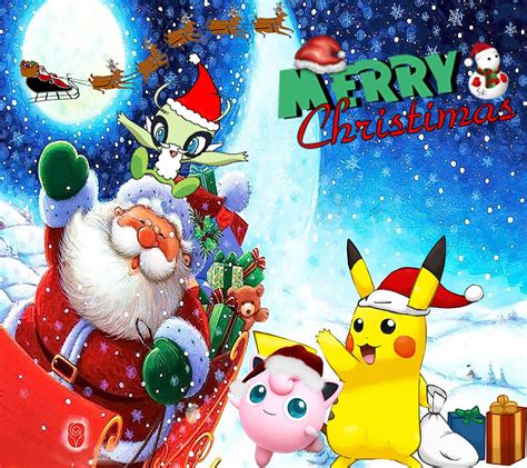Christmas Pokemon Wallpapers Top Free Christmas Pokemon Backgrounds