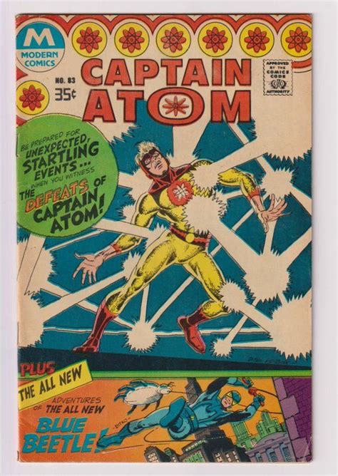Captain Atom Vol 1 83 Modern Reprint Bronze Age Comic Book Fn 55