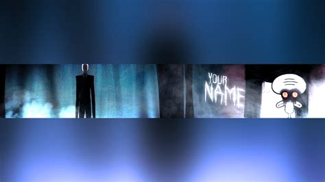 Free Creepypasta Youtube Banner Pack Template 5ergiveaways