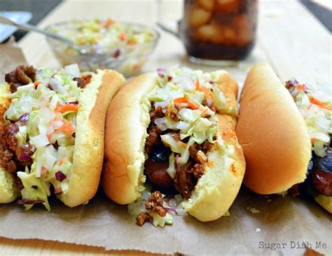 South carolina hot dog chili recipe. Carolina Style Hot Dogs - Sugar Dish Me