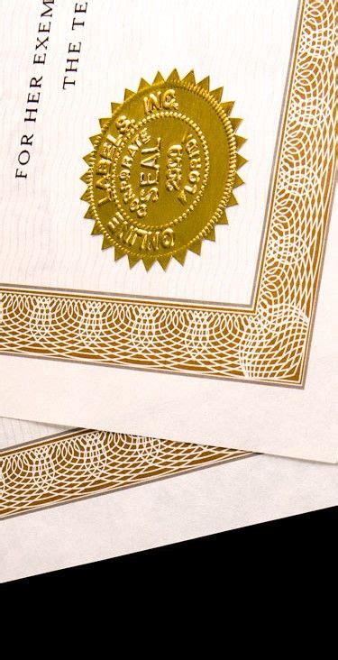 Custom Gold Foil Embossed Stickers Rstike