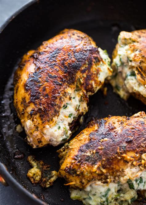 For richness you can also add butter. Cream Cheese Spinach Stuffed Chicken (Low-carb, Keto ...