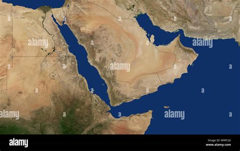 Map Of Persian Gulf And Gulf Of Aden