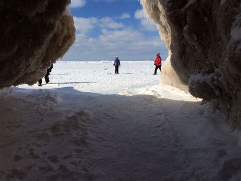 Exploring Ice Caves Of Lake Michigan Lake Michigan Ice Cave Lake