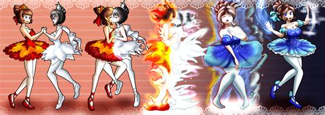 The Dance Of Fire And Ice By Doodledowd On Deviantart