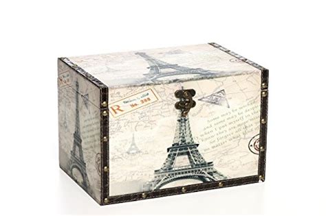 Hosleys Large Paris Wooden Decorative Storage Box 118″ Long To