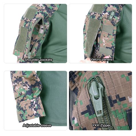 Rok South Korea Sfg Digital Camo Combat Shirt Uniform Tactical 707 Udt
