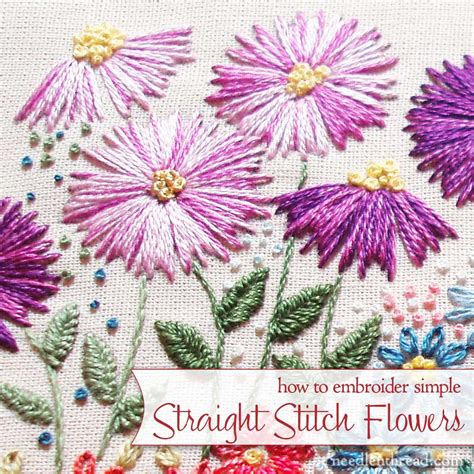 Simple Flower Embroidery Stitches By Hand Best Flower Site