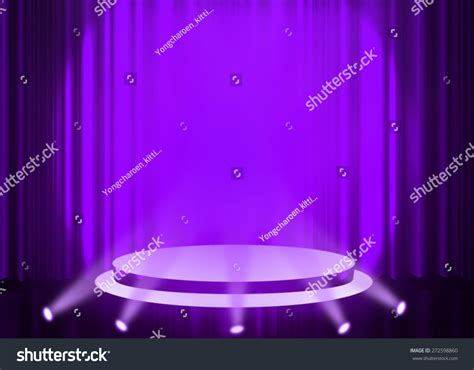 Purple Stage Background Stock Illustration 272598860 Shutterstock