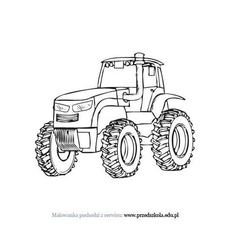 Traktor Do Wydruku Dla Dzieci Kolorowanka Traktor Do Druku Malowanki