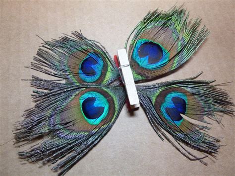 Make It Easy Crafts Peacock Feather Butterfly Ornament