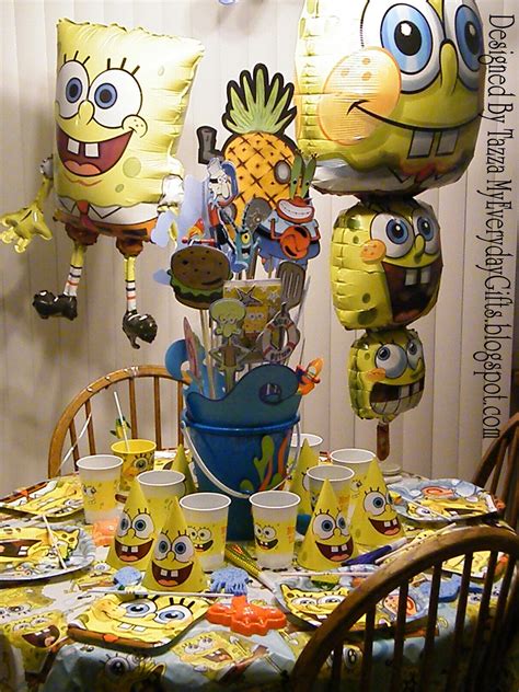 My Everyday Ts Spongebob Birthday Party Cricut Extravaganza