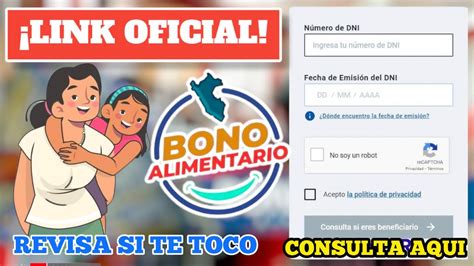 Bono Alimentario Ya Salio El Link Oficial Mira Aqui Paso A Paso