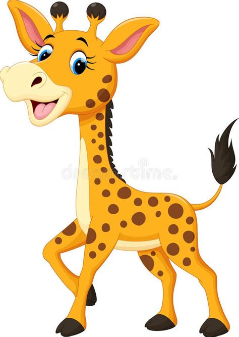 Cute Giraffe Cartoon Stock Illustration Cute Giraffe Cartoon