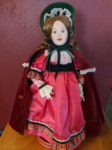 Lenox Elizabeth Her Christmas T 17 Porcelain Doll Stand Ebay