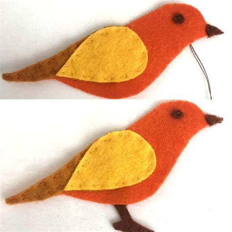 3 Little Birds Diy Felt Ornaments ~american Felt And Craft ~ Blog