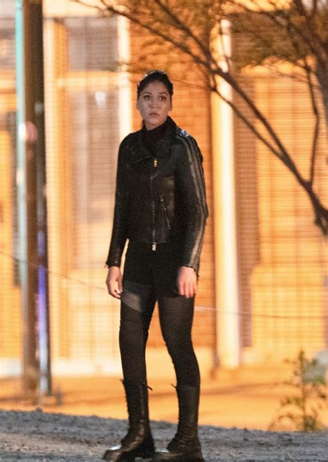 Alaqua Cox As Maya Lopezecho On The Set Of Hawkeye In Atlanta April 7 2021 Marvel Series
